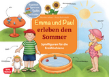 Emma und Paul erleben den Sommer. Erzählschienen-Figurenset - Monika Lehner