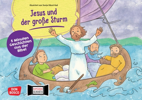 Jesus und der große Sturm. Kamishibai Bildkartenset - Esther Hebert, Gesa Rensmann