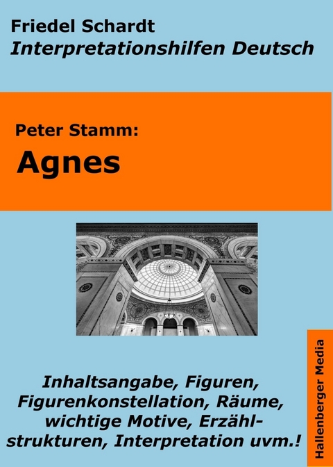 Agnes (Peter Stamm) - Lektürehilfe und Interpretationshilfe. Interpretationen und Vorbereitungen für den Deutschunterricht. -  Friedel Schardt