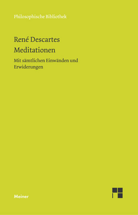 Meditationen - René Descartes