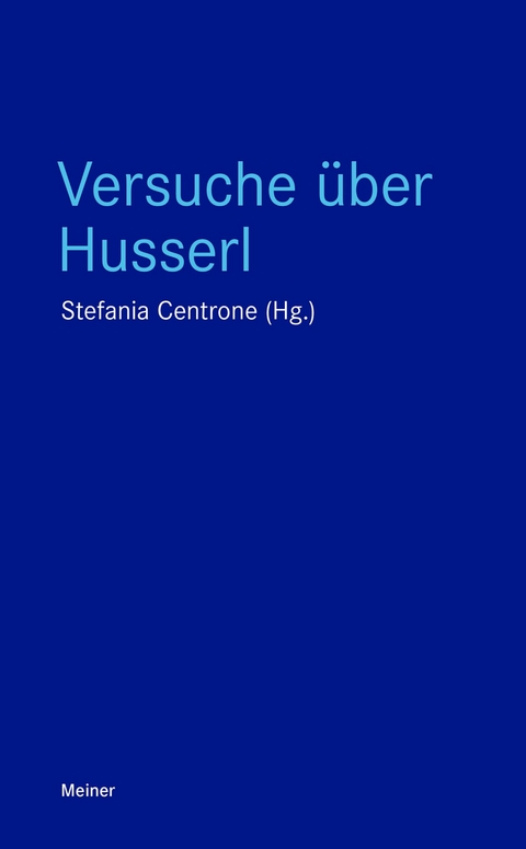 Versuche über Husserl - 