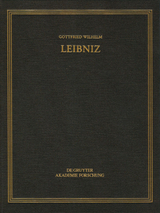 Gottfried Wilhelm Leibniz: Sämtliche Schriften und Briefe. Naturwissenschaftliche,... / Mechanik 1 – Akustik, Elastizität, Festigkeit, Stoß - 