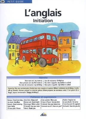 ANGLAIS -L- INITIATION -  PETIT GUIDE 284