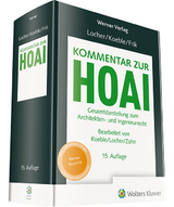 Kommentar zur HOAI - Koeble, Wolfgang; Locher, Ulrich; Frik, Werner