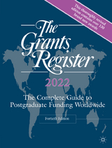 The Grants Register 2022 - Palgrave Macmillan