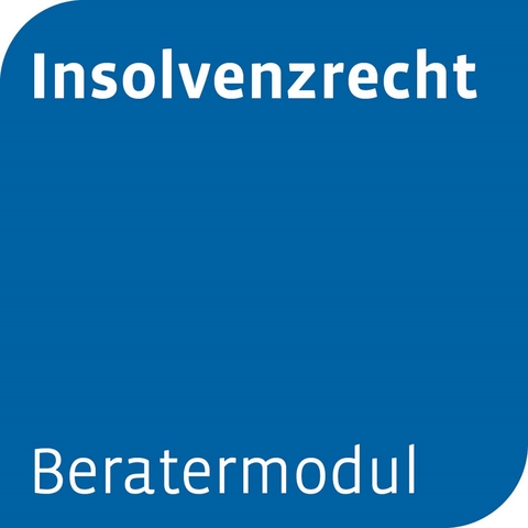 Beratermodul Insolvenzrecht