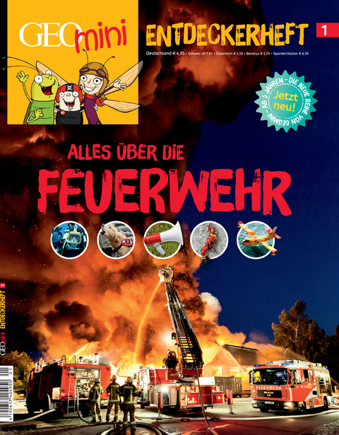 GEOlino mini Entdeckerheft 1/2016 - Alles über die Feuerwehr - Rosa Wetscher