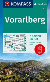 KOMPASS Wanderkarte 292 Vorarlberg - 