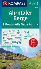 KOMPASS Wanderkarte 082 Ahrntaler Berge, I Monti della Valle Aurina