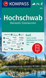 KOMPASS Wanderkarte 212 Hochschwab, Mariazell, Eisenwurzen 1:50.000