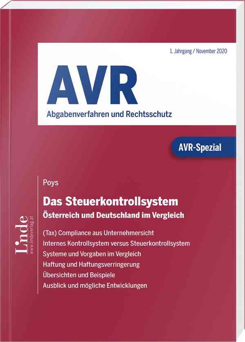 AVR-Spezial Das Steuerkontrollsystem - Katharina Poys