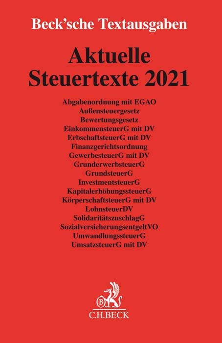 Aktuelle Steuertexte 2021