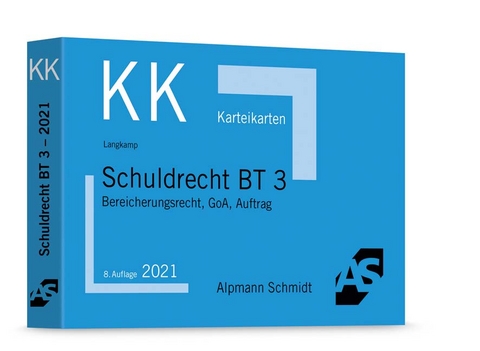 Karteikarten Schuldrecht BT 3 - Tobias Langkamp