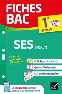 SES spécialité : 1re générale : nouveau bac - Séverine Bachelerie-Marteau, Sylvie Godineau