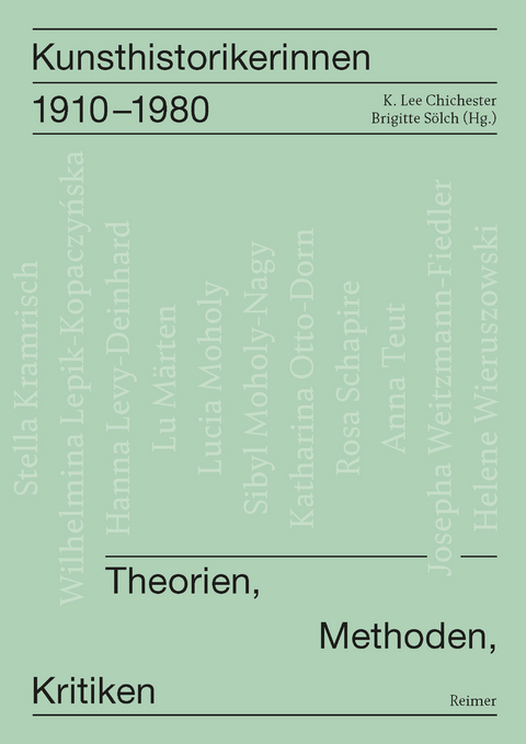 Kunsthistorikerinnen 1910–1980 - Leonie Beiersdorf, Irene Below, Gerda Breuer, Matthias Bruhn, K. Lee Chichester, Brenda Danilowitz, Burcu Dogramaci, Nikola Doll, Annette Dorgerloh, Mechthild Fend, Beate Fricke, Joachim Gierlichs, Laura Goldenbaum, Christine Göttler, Anna Grasskamp, Henrike Haug, Godehard Janzing, Luise Mahler, Barbara Paul, Brigitte Sölch, Miriam Szwast, Stefan Trinks, Johanna Ziebritzki