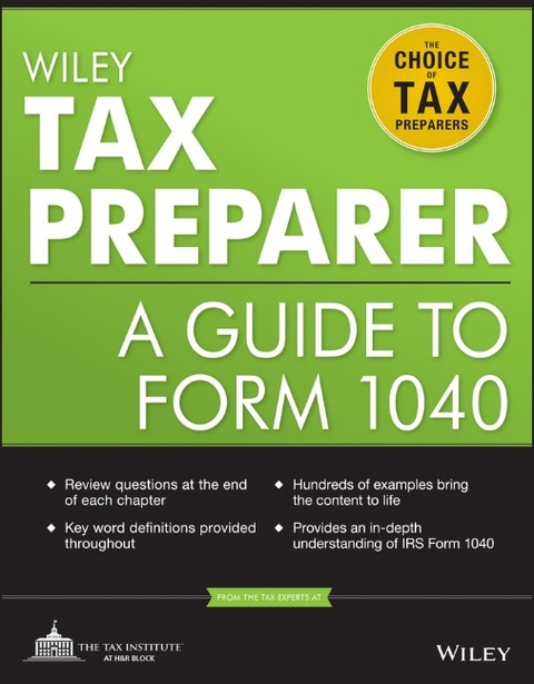 Wiley Tax Preparer -  The Tax Institute at H&  R Block