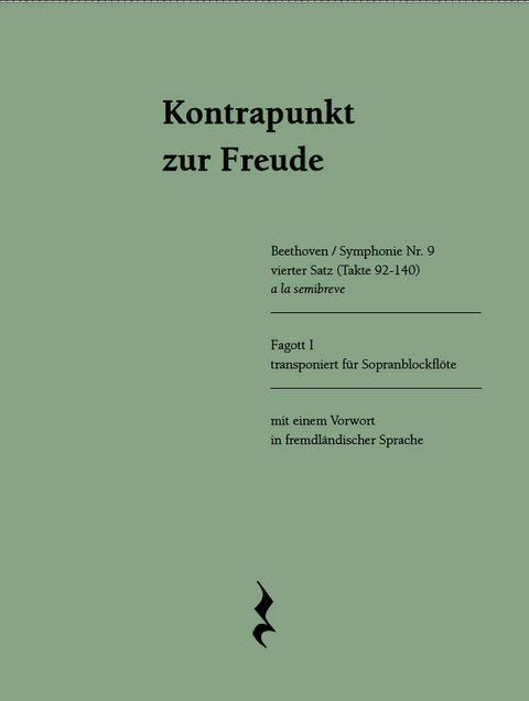 Kontrapunkt zur Freude - 