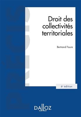 Droit des collectivités territoriales - Bertrand Faure