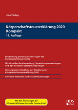 Körperschaftsteuererklärung 2020 Kompakt - Perbey, Uwe