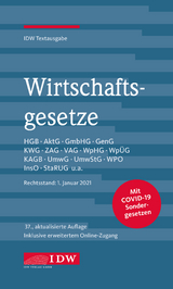 Wirtschaftsgesetze, 37. Auflage - 