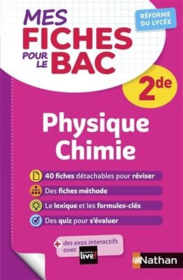 Physique chimie 2de : réforme du lycée