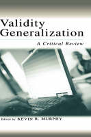 Validity Generalization - 