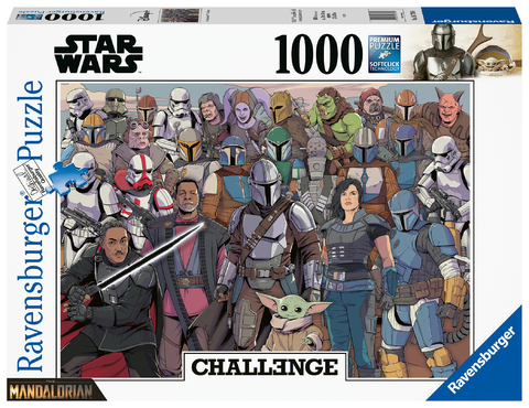 Ravensburger Puzzle 16770 - Challenge Star Wars Mandalorian - 1000 Teile Puzzle für Erwachsene und Kinder ab 14 Jahren