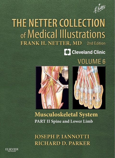 Netter Collection of Medical Illustrations: Musculoskeletal System, Volume 6, Part II - Spine and Lower Limb -  Joseph P Iannotti,  Richard Parker