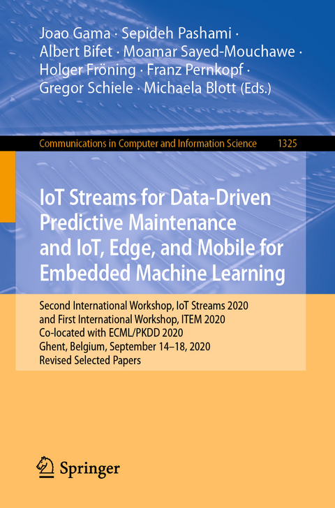 IoT Streams for Data-Driven Predictive Maintenance and IoT, Edge, and Mobile for Embedded Machine Learning - 