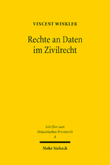 Rechte an Daten im Zivilrecht - Vincent Winkler