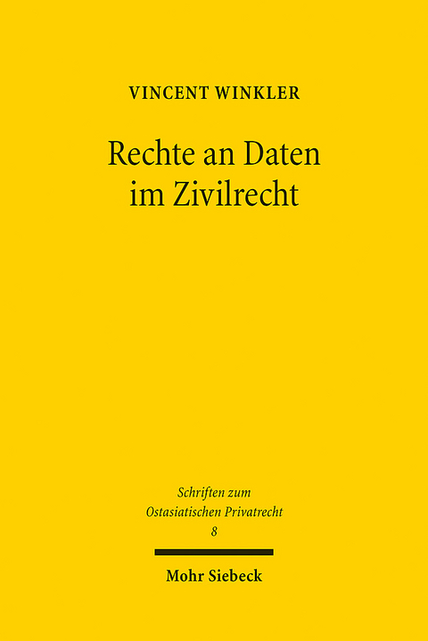 Rechte an Daten im Zivilrecht - Vincent Winkler