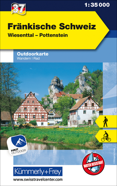 Fränkische Schweiz Nr. 37 Outdoorkarte Deutschland 1:35 000