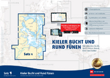 Sportbootkarten Satz 1: Kieler Bucht und Rund Fünen (Ausgabe 2021) - Agency, Danish Geodata