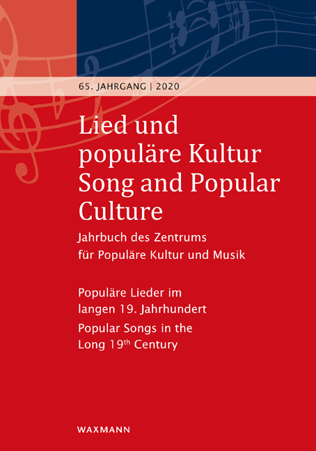 Lied und populäre Kultur / Song and Popular Culture 65/2020 - 