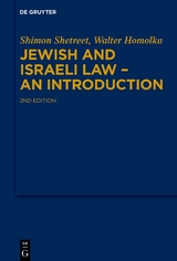 Jewish and Israeli Law - An Introduction - Shimon Shetreet, Walter Homolka