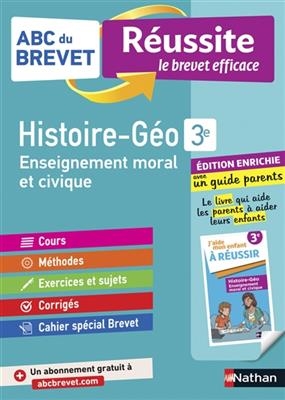 Histoire géo, enseignement moral et civique 3e