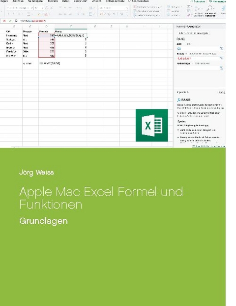 Apple Mac Excel Formel und Funktionen - Jörg Weiss