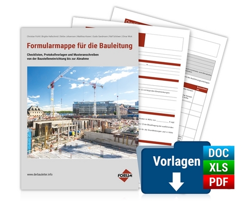 Formularmappe für die Bauleitung