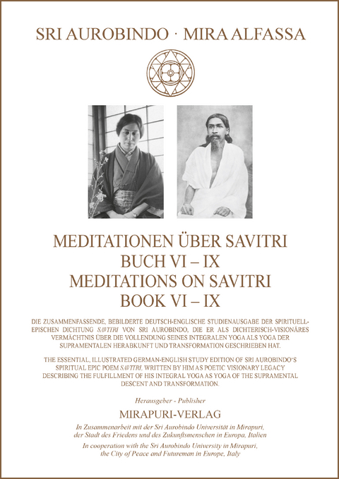 Meditationen über Savitri Buch VI-IX – Meditations on Savitri Book VI-IX - Sri Aurobindo, Mira Alfassa