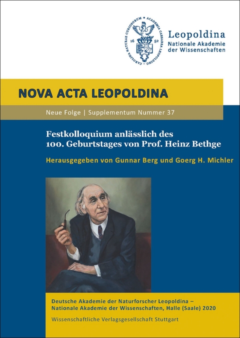 Festkolloquium anlässlich des 100. Geburtstages von Prof. Heinz Bethge - 