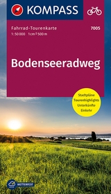 KOMPASS Fahrrad-Tourenkarte Bodenseeradweg 1:50.000