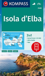 KOMPASS Wanderkarte 2468 Isola d' Elba 1:25.000 - 