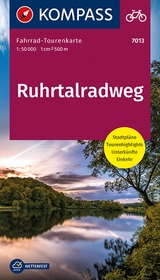 KOMPASS Fahrrad-Tourenkarte Ruhrtalradweg 1:50.000