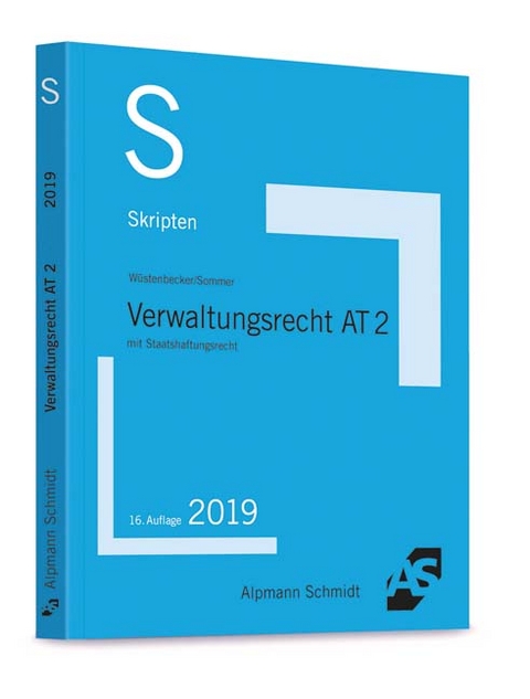 Skript Verwaltungsrecht AT 2 - Horst Wüstenbecker, Christian Sommer