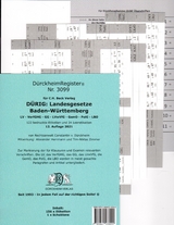 DürckheimRegister® für DÜRIG: BADEN-WÜRTTEMBERG, C.H. Beck Verlag OHNE Stichworte - Dürckheim, Constantin von