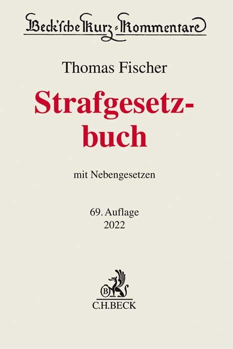 Strafgesetzbuch - Thomas Fischer