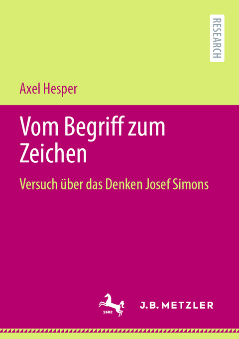 Vom Begriff zum Zeichen - Axel Hesper