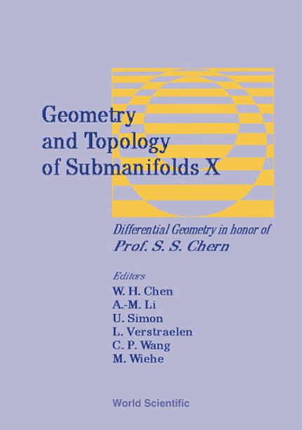 GEOMETRY & TOPOLOGY OF SUBMANIFOLDS X - 