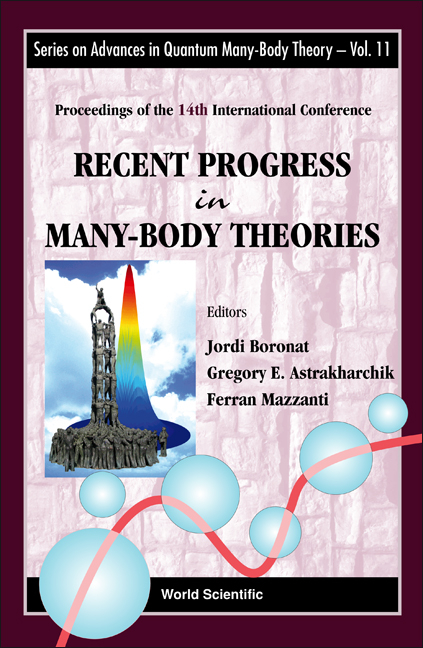 RECENT PROGRESS IN MANY-BODY THEO..(V11) - 