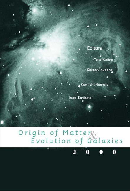 ORIGIN OF MATTER & EVOLUTION OF GALAXI.. - 